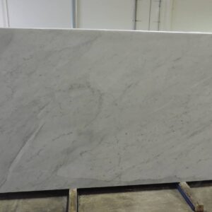 White Carrara honed Countertop